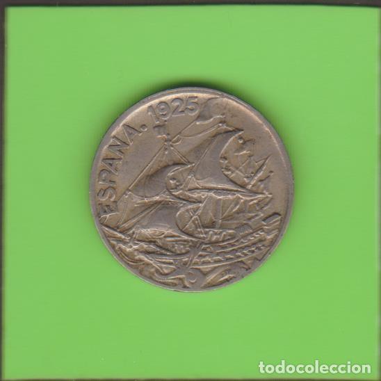 Monedas de Espa&ntilde;a: MONEDAS - ALFONSO XIII - 25 C&Eacute;NTIMOS 1925 - PG-32 (MBC) - Foto 1