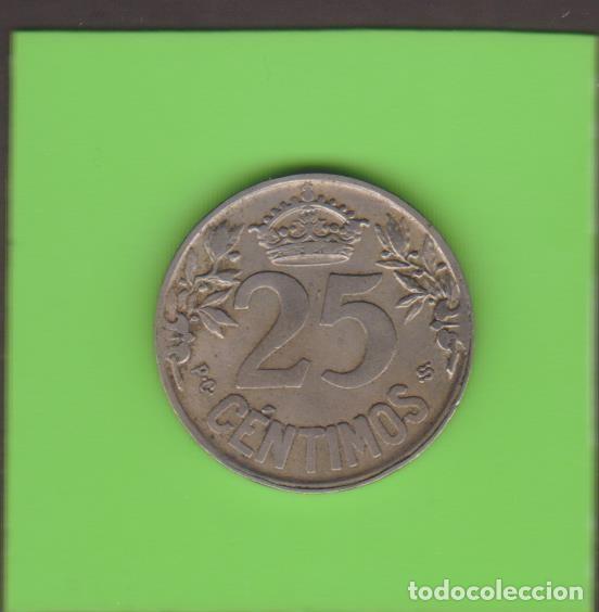 Monedas de Espa&ntilde;a: MONEDAS - ALFONSO XIII - 25 C&Eacute;NTIMOS 1925 - PG-32 (MBC) - Foto 2