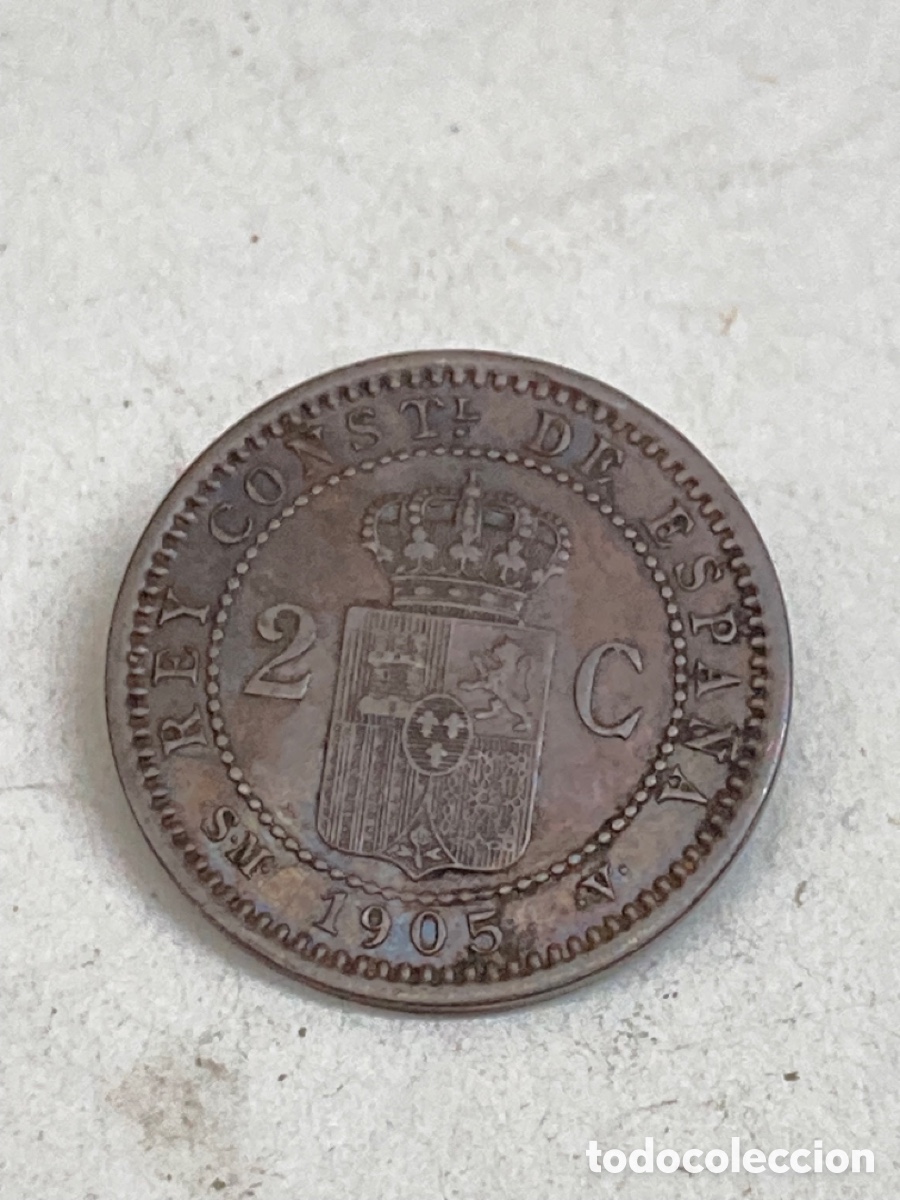 Monedas de Espa&ntilde;a: Moneda de dos c&eacute;ntimos 1870 - Foto 1