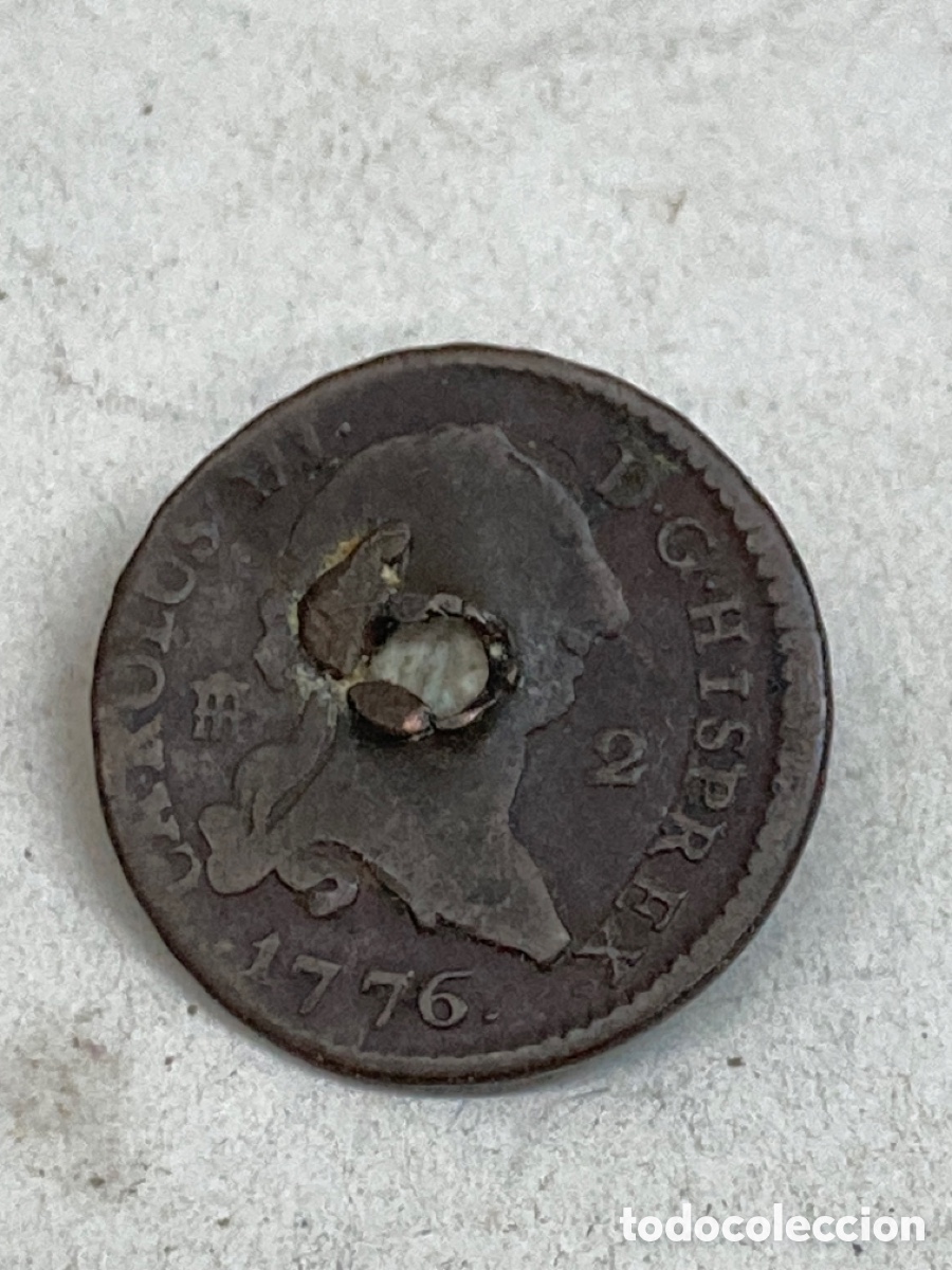 Monedas de Espa&ntilde;a: Moneda dos reales 1776 - Foto 1