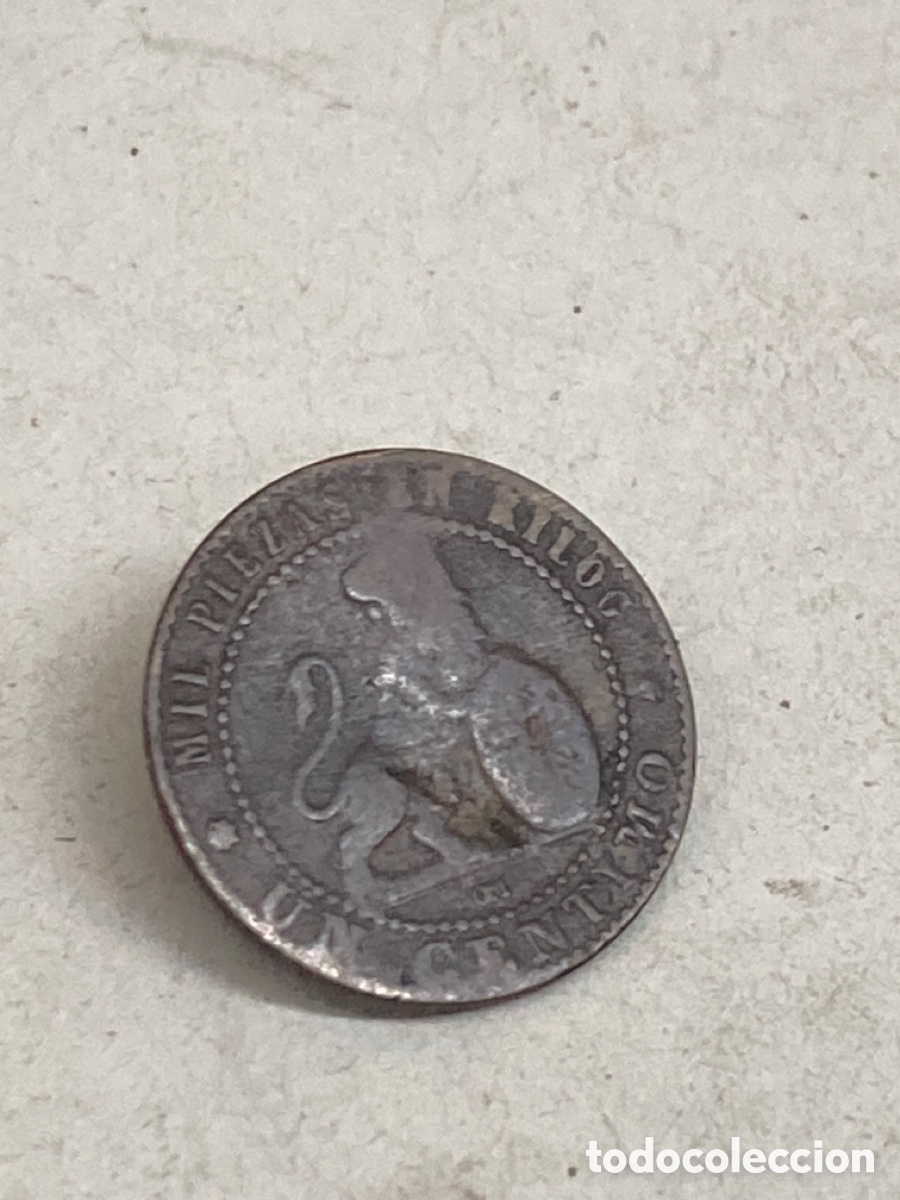 Monedas de Espa&ntilde;a: Moneda un c&eacute;ntimo 1870 - Foto 1
