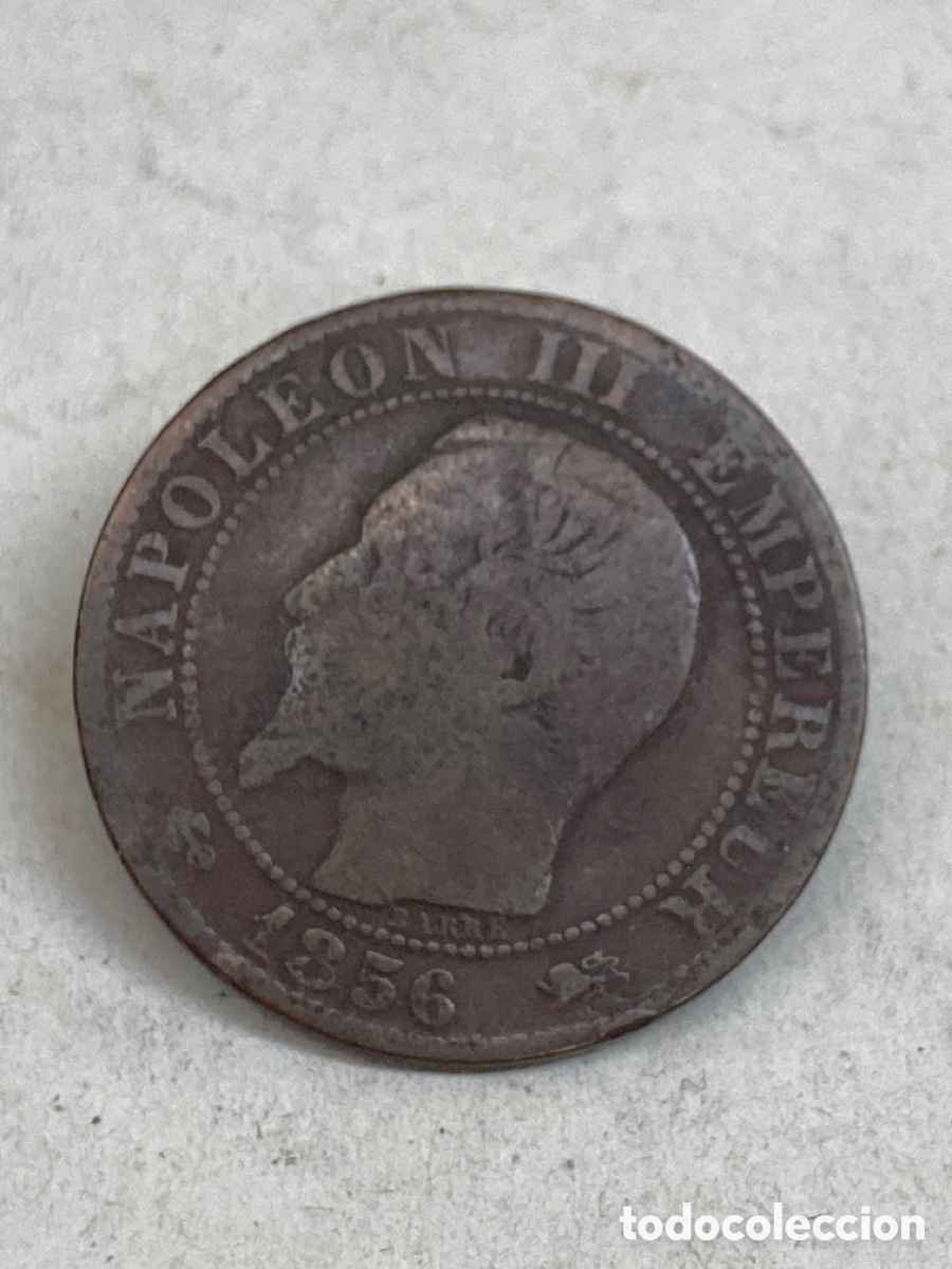 Monedas de Espa&ntilde;a: Moneda cinco c&eacute;ntimos 1856 - Foto 1