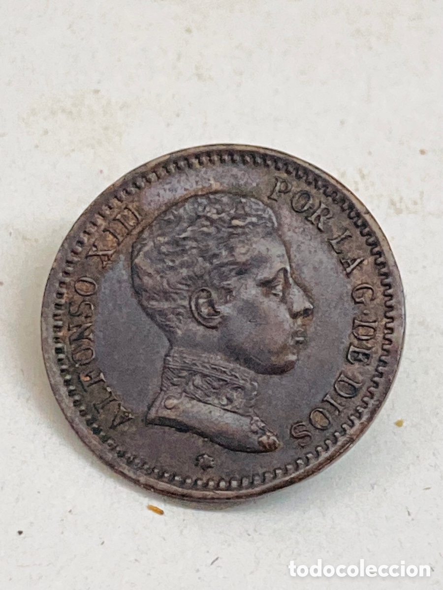 Monedas de Espa&ntilde;a: Moneda de dos c&eacute;ntimos 1904 - Foto 2