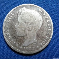Monedas de España: ALFONSO XIII 1 PESETA 1902 PLATA. Lote 393934969