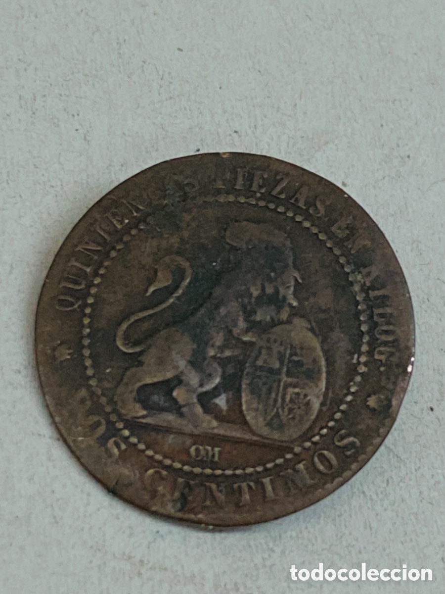 Monedas de Espa&ntilde;a: Moneda de dos c&eacute;ntimos 1870 - Foto 1