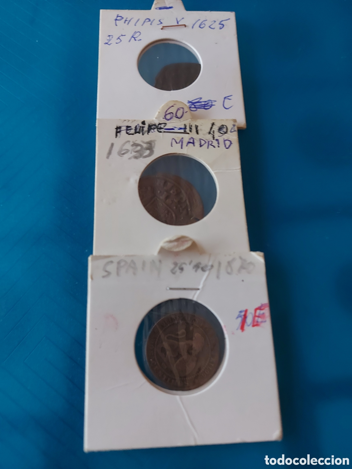 Monedas de Espa&ntilde;a: Philip v Philipllly otra - Foto 1