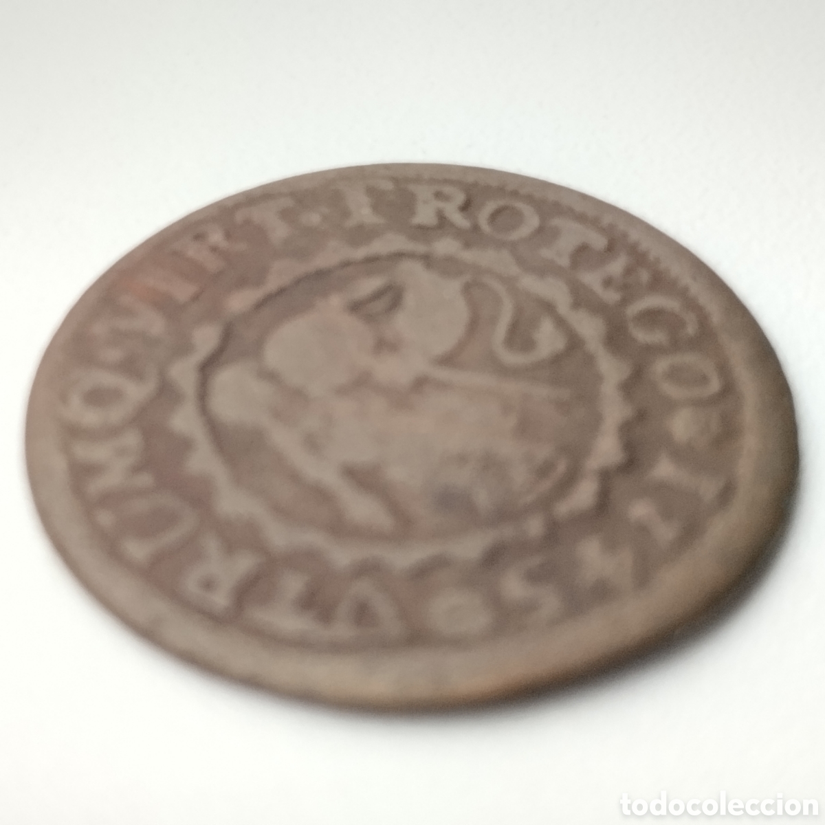 Monedas de Espa&ntilde;a: Felipe V a&ntilde;o 1745 - 2 maraved&iacute;s Philip V - Foto 2