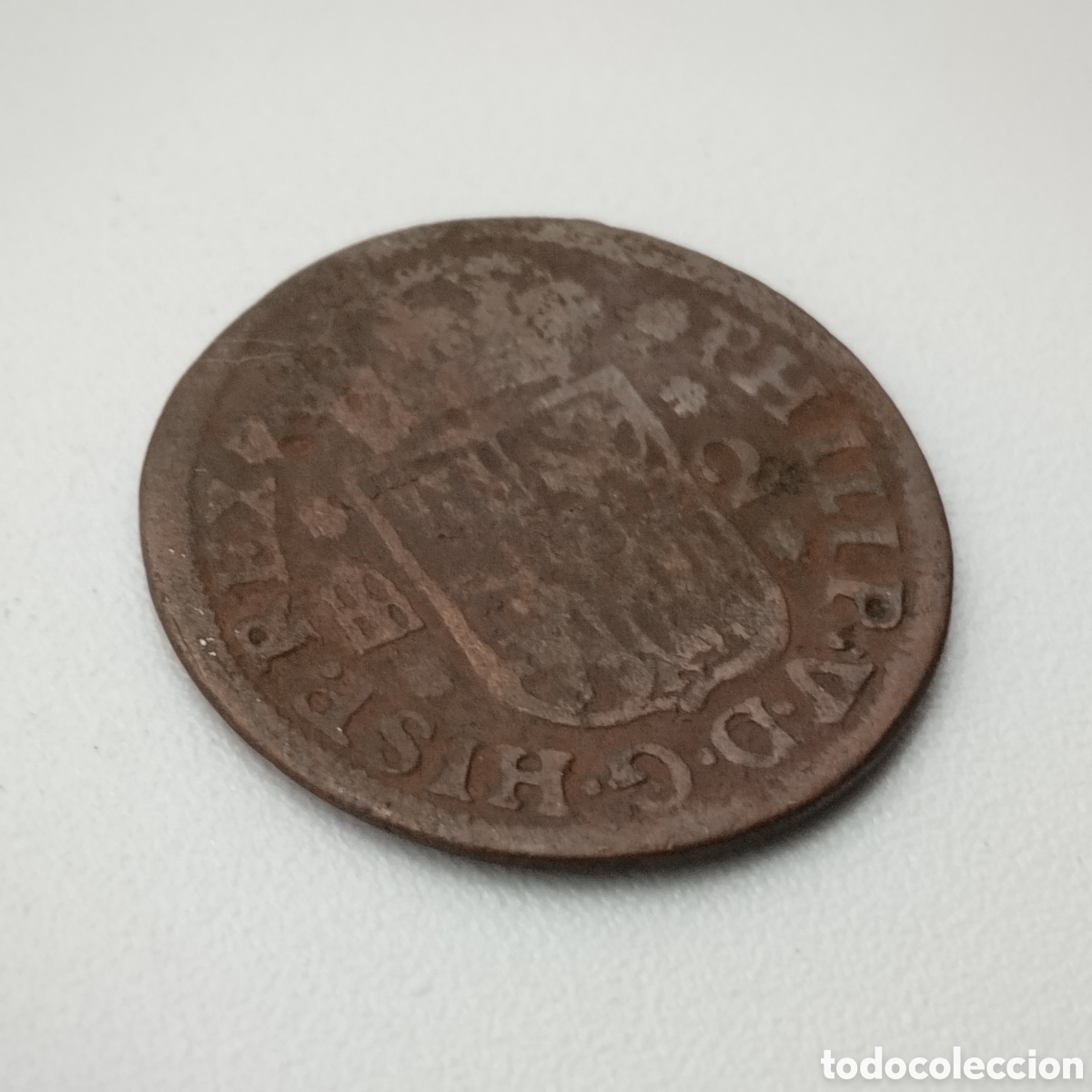 Monedas de Espa&ntilde;a: Felipe V a&ntilde;o 1745 - 2 maraved&iacute;s Philip V - Foto 4