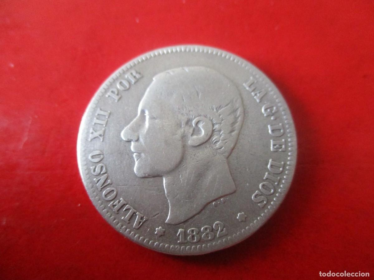 Monedas de Espa&ntilde;a: 2 pesetas de Alfonso XII 1882 - Foto 1
