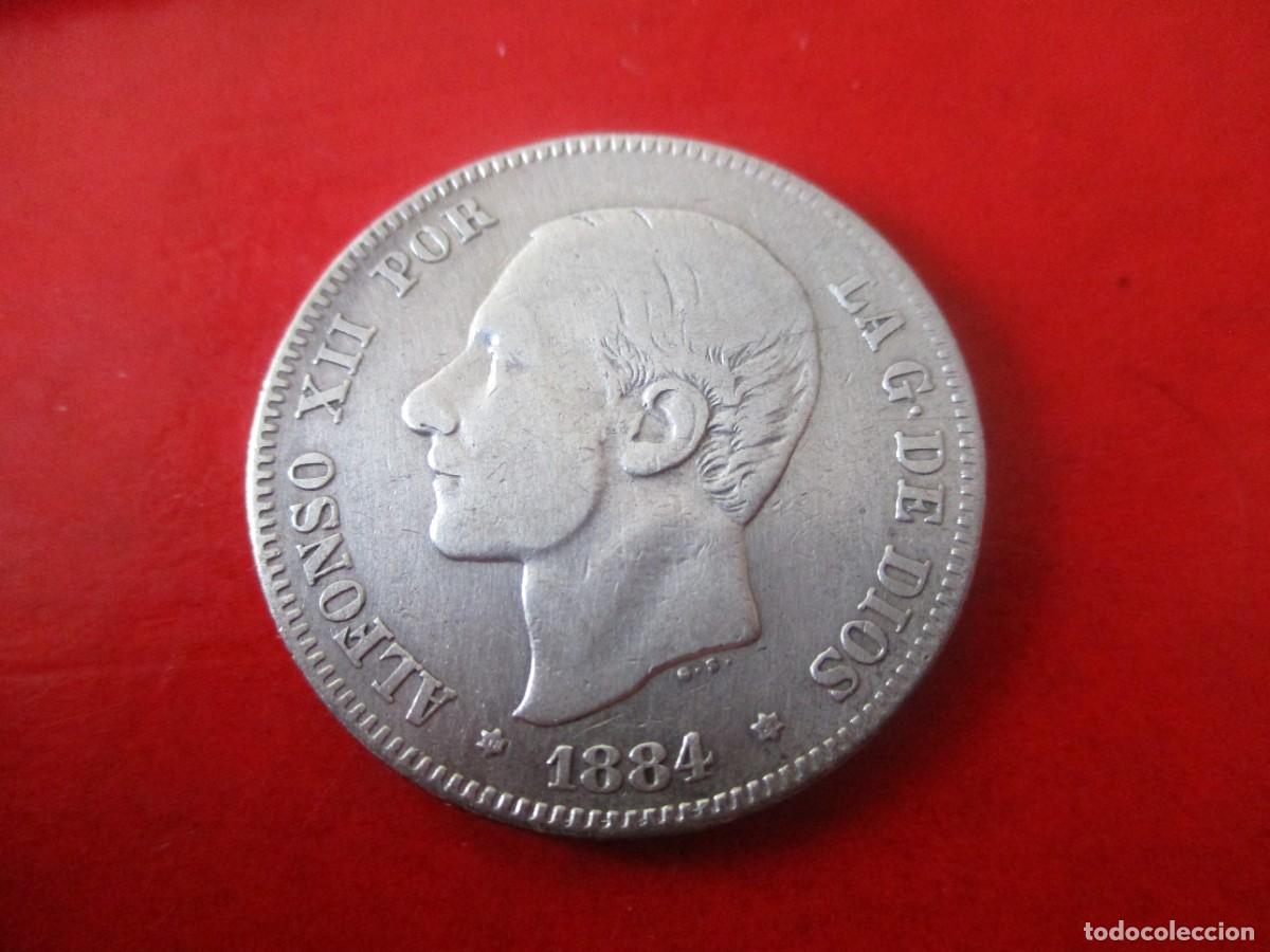 Monedas de Espa&ntilde;a: 2 pts de Alfonso XII. 1884 *84 - Foto 1