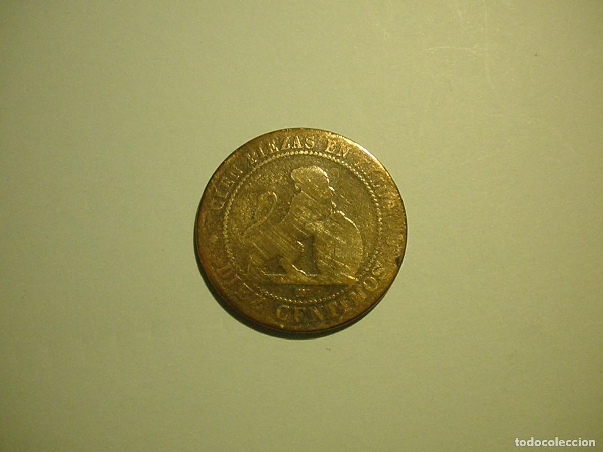 Monedas de Espa&ntilde;a: ESPA&Ntilde;A 10 C&Eacute;NTIMOS 1870 - GOBIERNO PROVISIONAL. - Foto 2