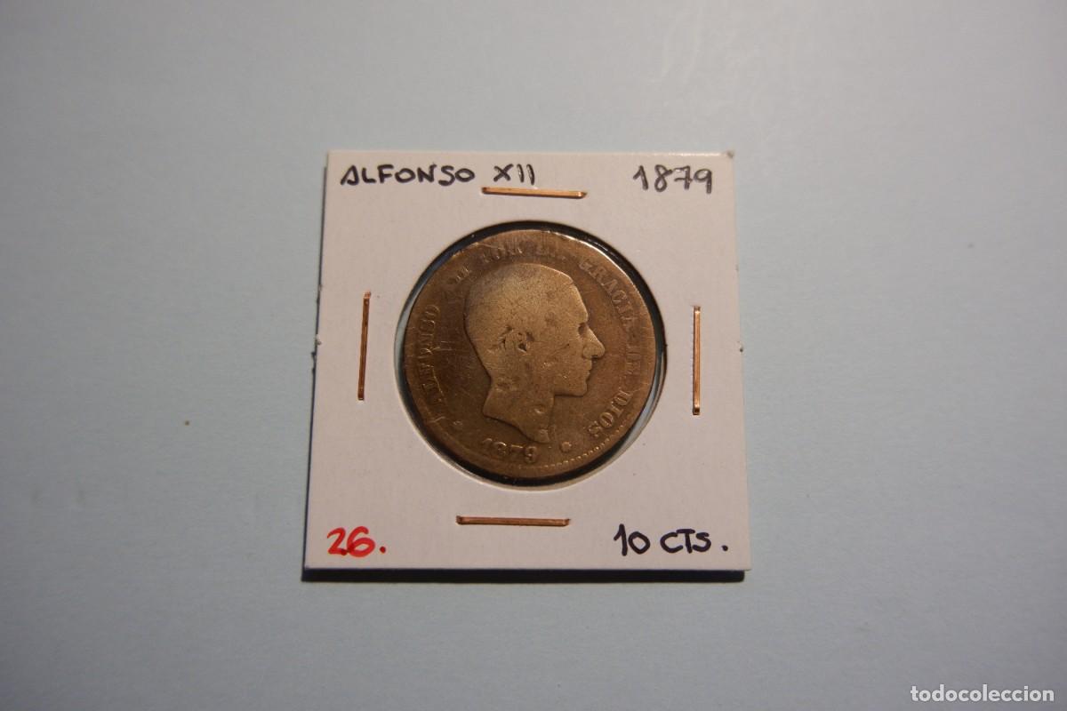 Monedas de Espa&ntilde;a: ESPA&Ntilde;A 10 CENTIMOS 1879 - ALFONSO XII. - Foto 1