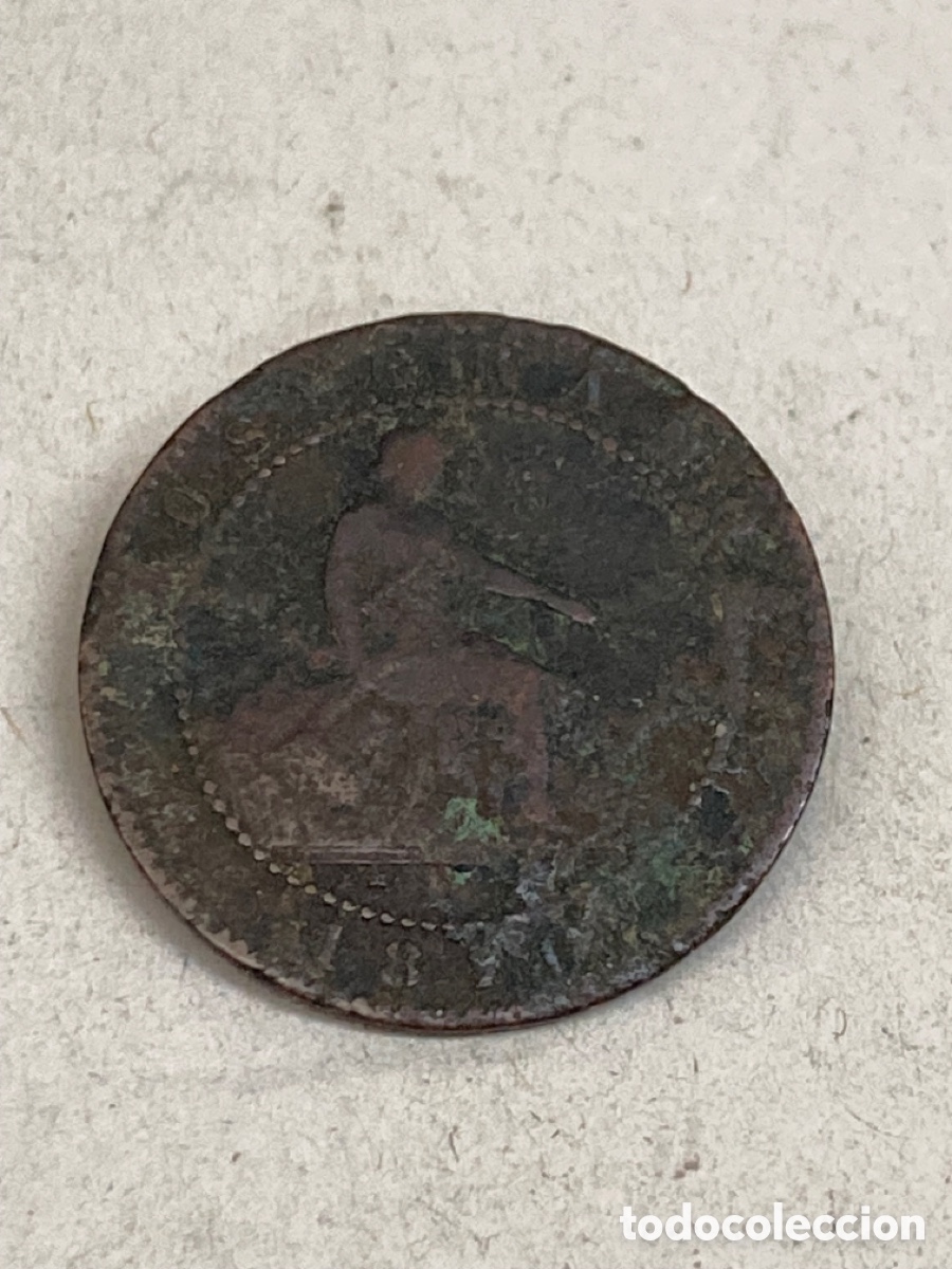 Monedas de Espa&ntilde;a: Moneda de dos c&eacute;ntimos 1870 - Foto 2