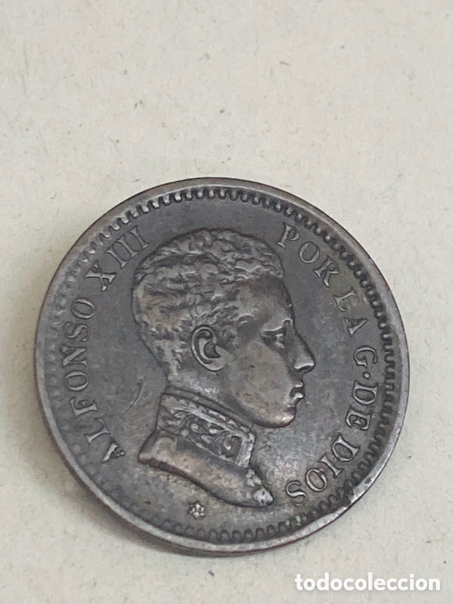 Monedas de Espa&ntilde;a: Moneda de dos c&eacute;ntimos 1904 - Foto 2