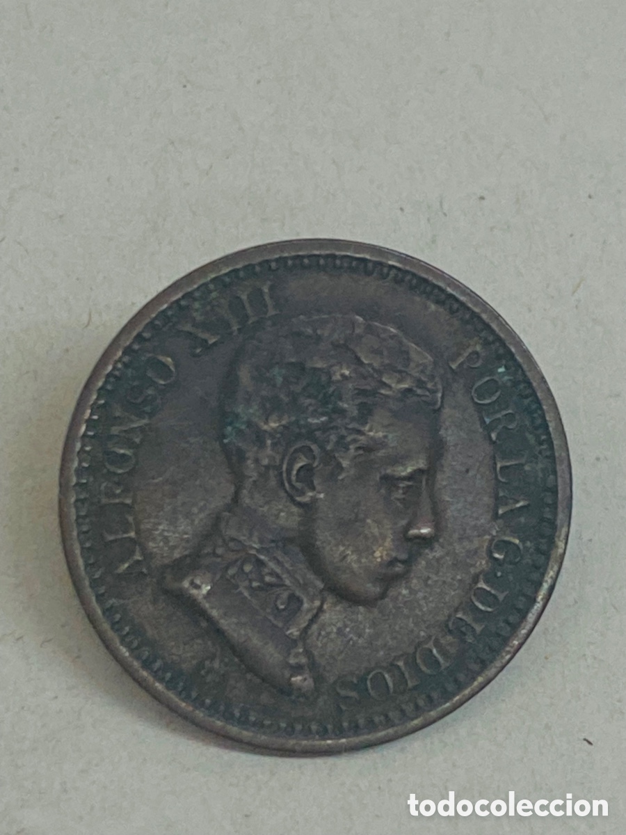 Monedas de Espa&ntilde;a: Moneda de dos c&eacute;ntimos 1905 - Foto 2