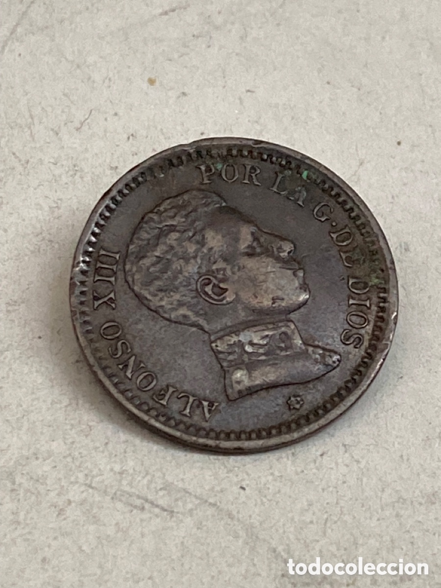 Monedas de Espa&ntilde;a: Moneda de dos c&eacute;ntimos 1904 - Foto 1