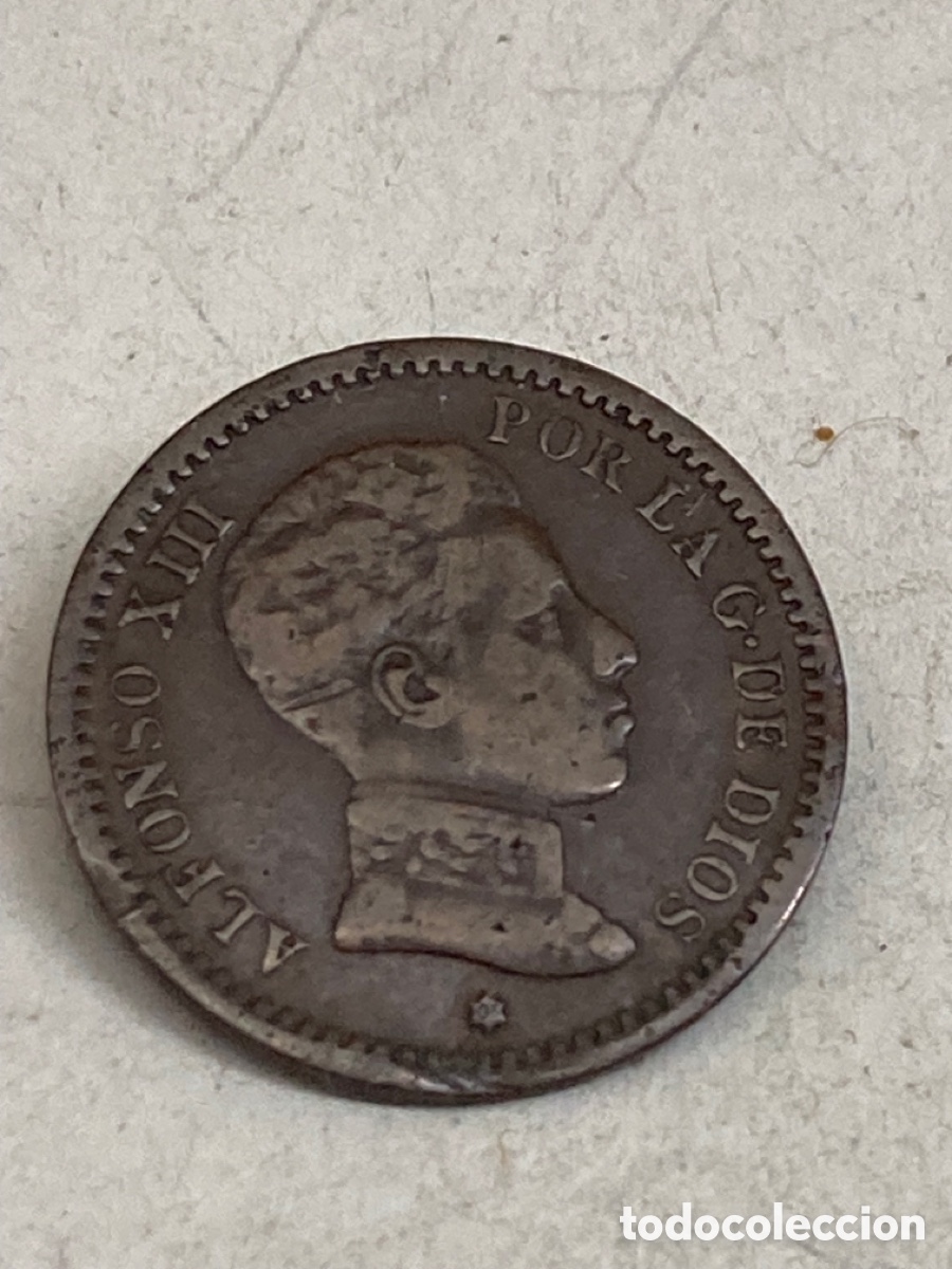 Monedas de Espa&ntilde;a: Moneda de dos c&eacute;ntimos 1905 - Foto 2