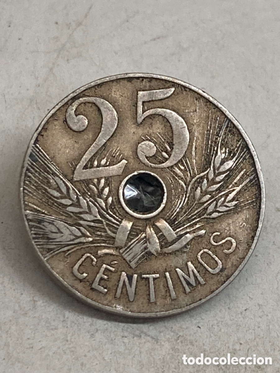 Monedas de Espa&ntilde;a: Moneda 25 c&eacute;ntimos 1927 - Foto 2