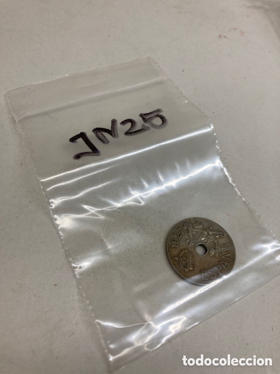 Monedas de Espa&ntilde;a: Moneda 25 c&eacute;ntimos 1927 - Foto 3