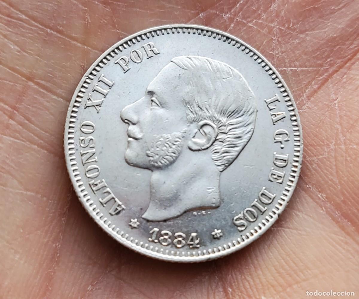 Monedas de Espa&ntilde;a: SIN CIRCULAR 2 pesetas 1884 Alfonso Xll - Foto 1