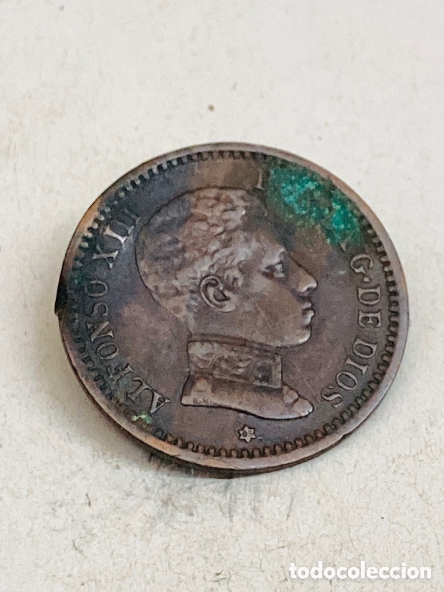 Monedas de Espa&ntilde;a: Moneda de dos c&eacute;ntimos 1905 - Foto 2