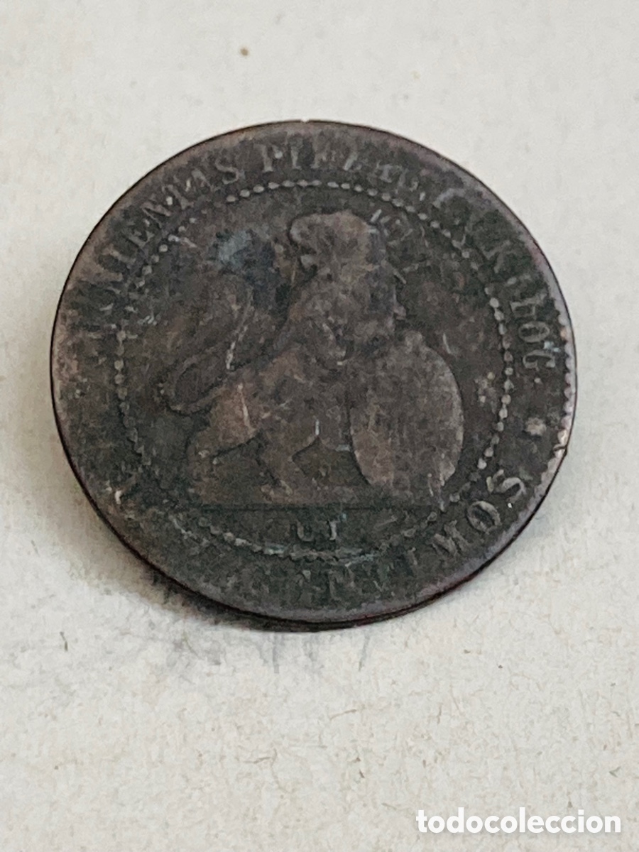 Monedas de Espa&ntilde;a: Moneda dos c&eacute;ntimos 1870 - Foto 1