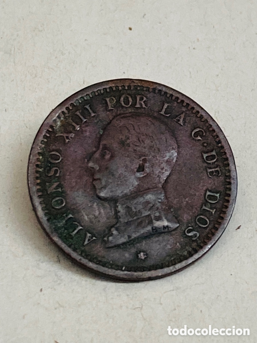 Monedas de Espa&ntilde;a: Moneda de dos c&eacute;ntimos 1912 - Foto 2