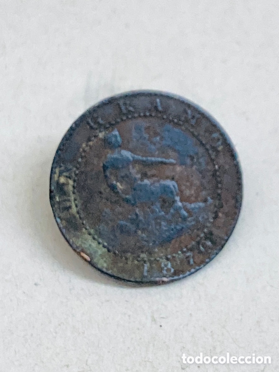 Monedas de Espa&ntilde;a: Moneda de un c&eacute;ntimo 1870 - Foto 2
