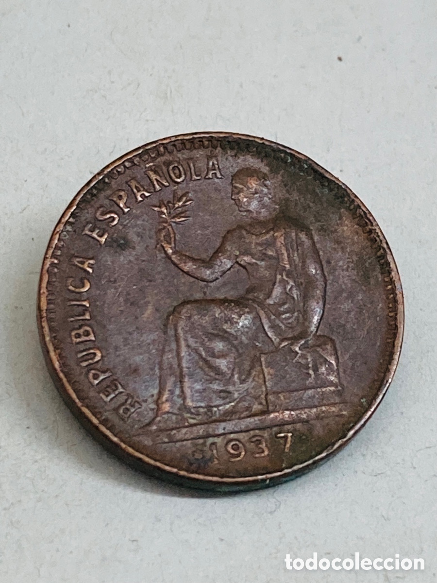 Monedas de Espa&ntilde;a: Moneda 50 c&eacute;ntimos 1937 - Foto 1