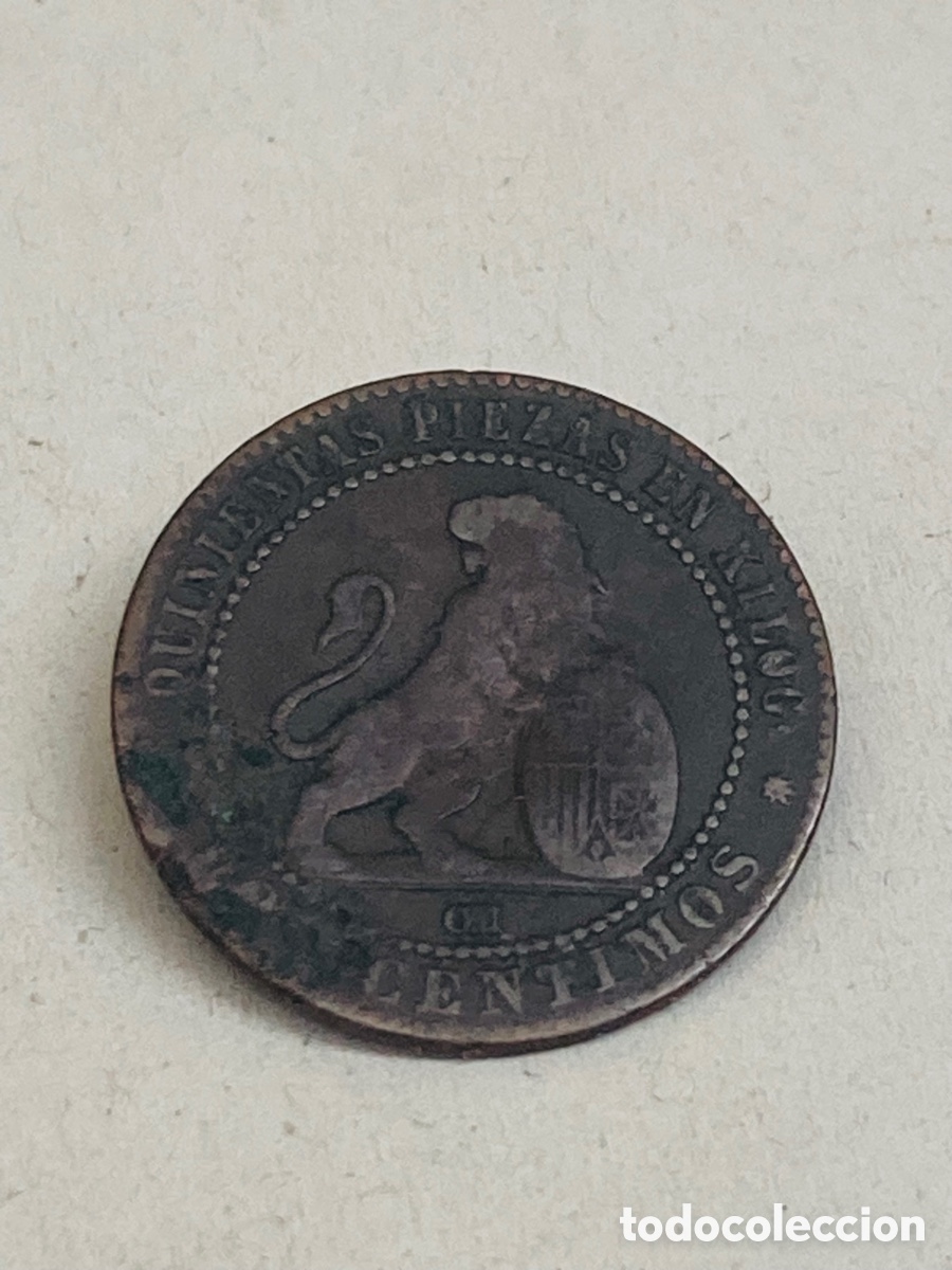 Monedas de Espa&ntilde;a: Moneda de dos c&eacute;ntimos 1870 - Foto 1