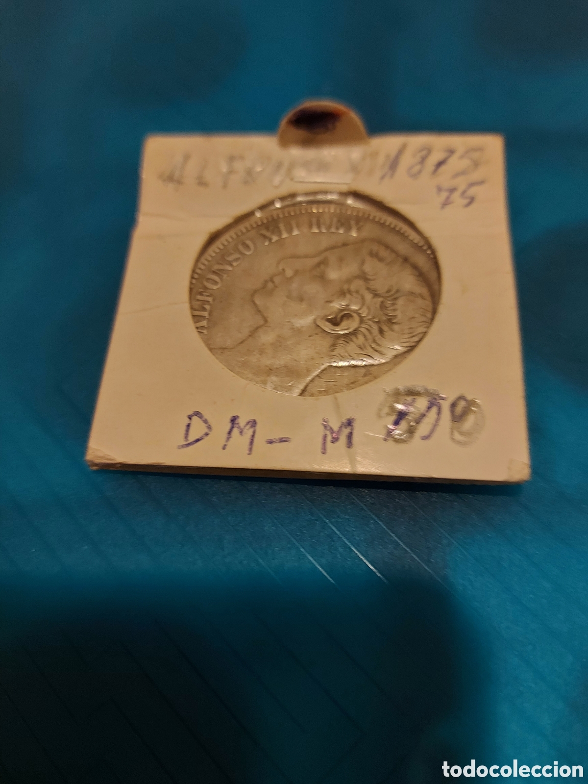 Monedas de Espa&ntilde;a: AlfonsoXll 1875es uma moneda - Foto 1