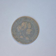 Monedas de España: ISABEL II. 5 CÉNTIMOS DE ESCUDO. BARCELONA 1868. ORIGINAL DE ÉPOCA.. Lote 396651719