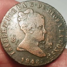 Monedas de España: ISABEL II 8MARAVEDIS DE JUBIA 1846. Lote 397161834