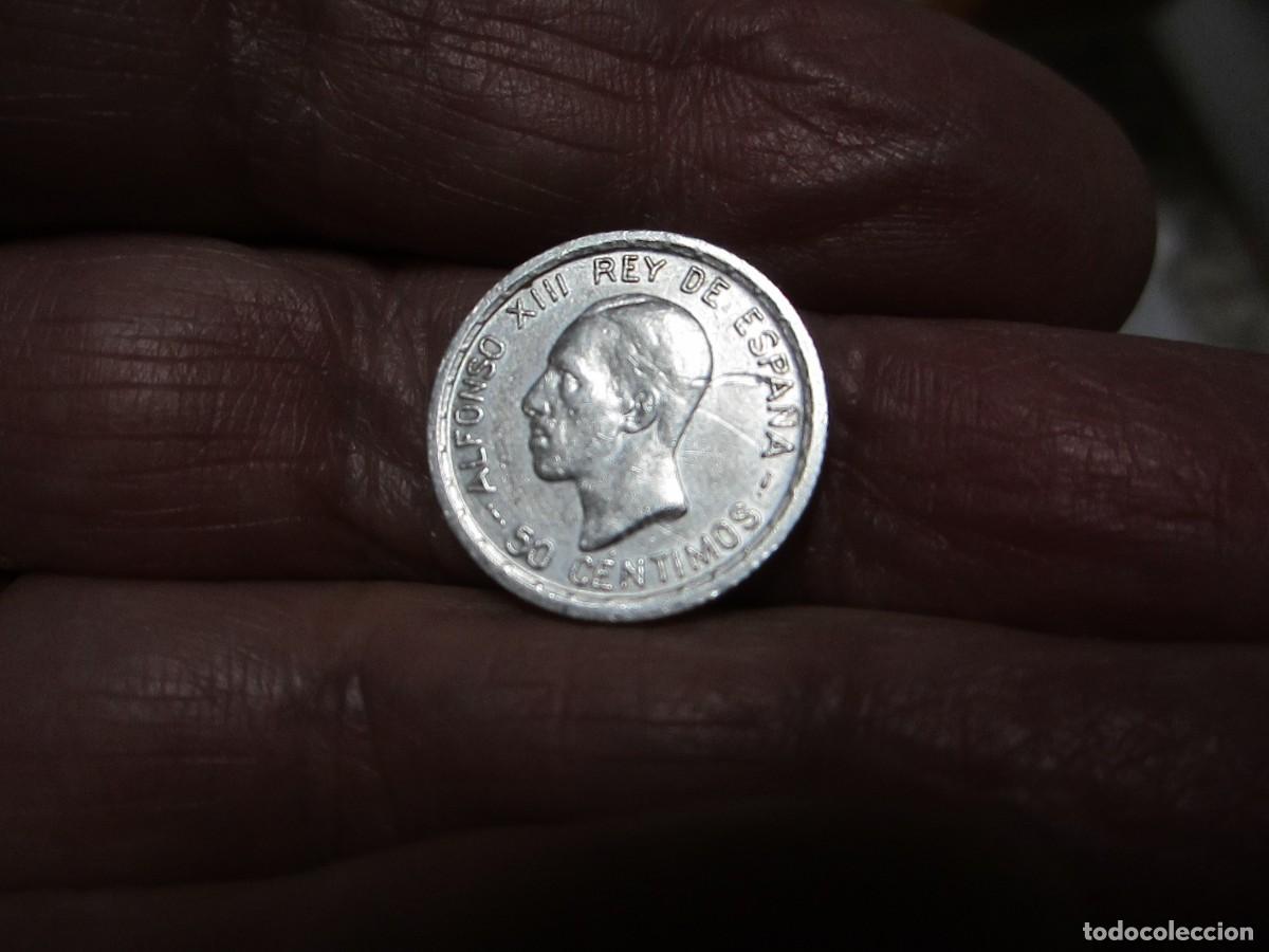 Monedas de Espa&ntilde;a: MONEDA DE 50 C&Eacute;NTIMOS DE PLATA DE ALFONSO XIII DE 1926 - Foto 1
