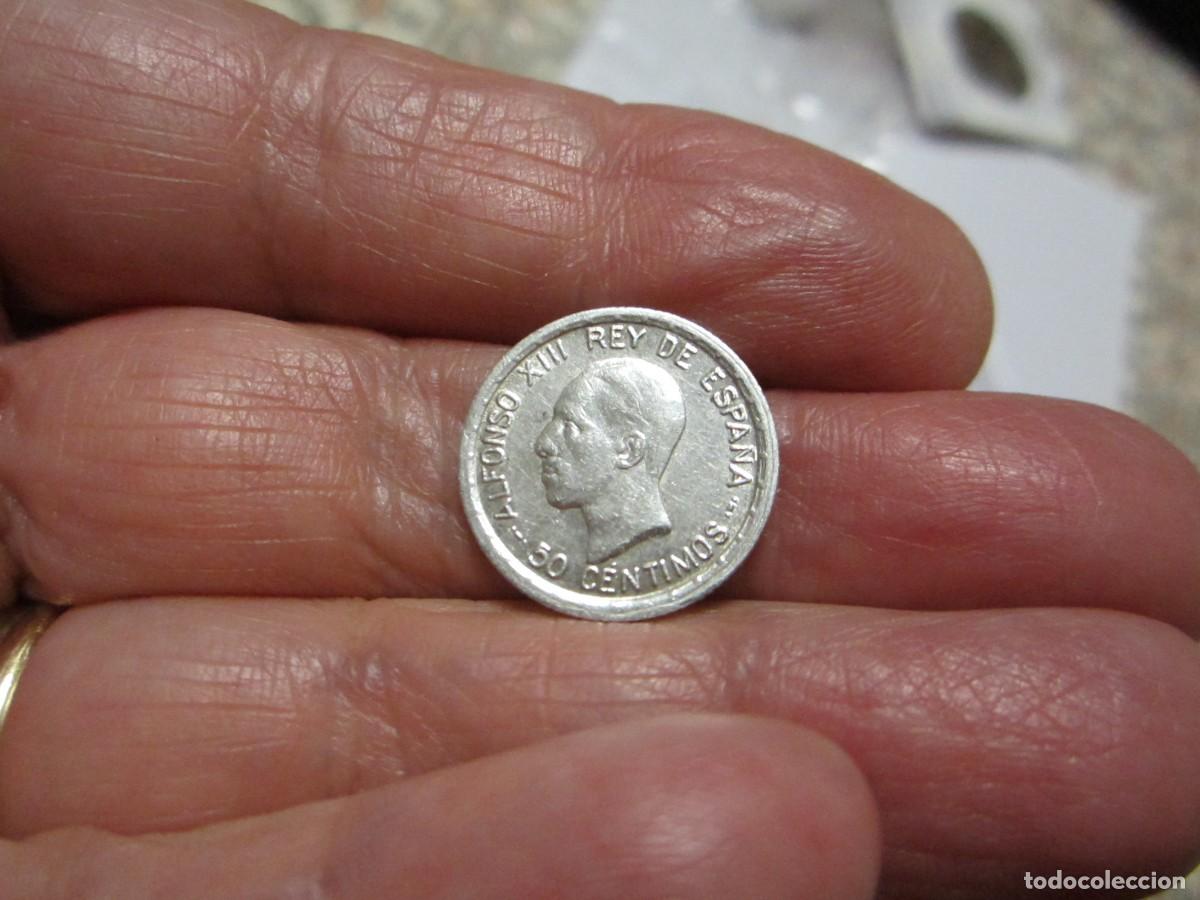 Monedas de Espa&ntilde;a: MONEDA DE 50 C&Eacute;NTIMOS DE PLATA DE ALFONSO XIII DE 1926 - Foto 1