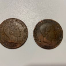 Monedas de España: LOTE DE 2 MONEDAS DE 10 CTS ALFONSO XII 1879