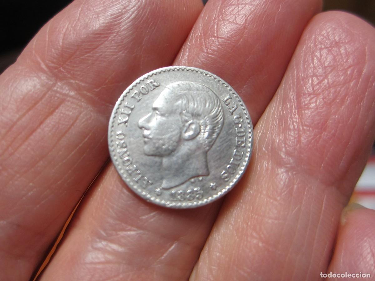 Monedas de Espa&ntilde;a: MONEDA DE 50 C&Eacute;NTIMOS DE ALFONSO XII DE 1985*86 - Foto 1
