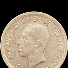 Monedas de España: MONEDA ALFONSO XIII. 50 CÉNTIMOS. AÑO 1926. PESO 2,55 GR. Lote 399456994