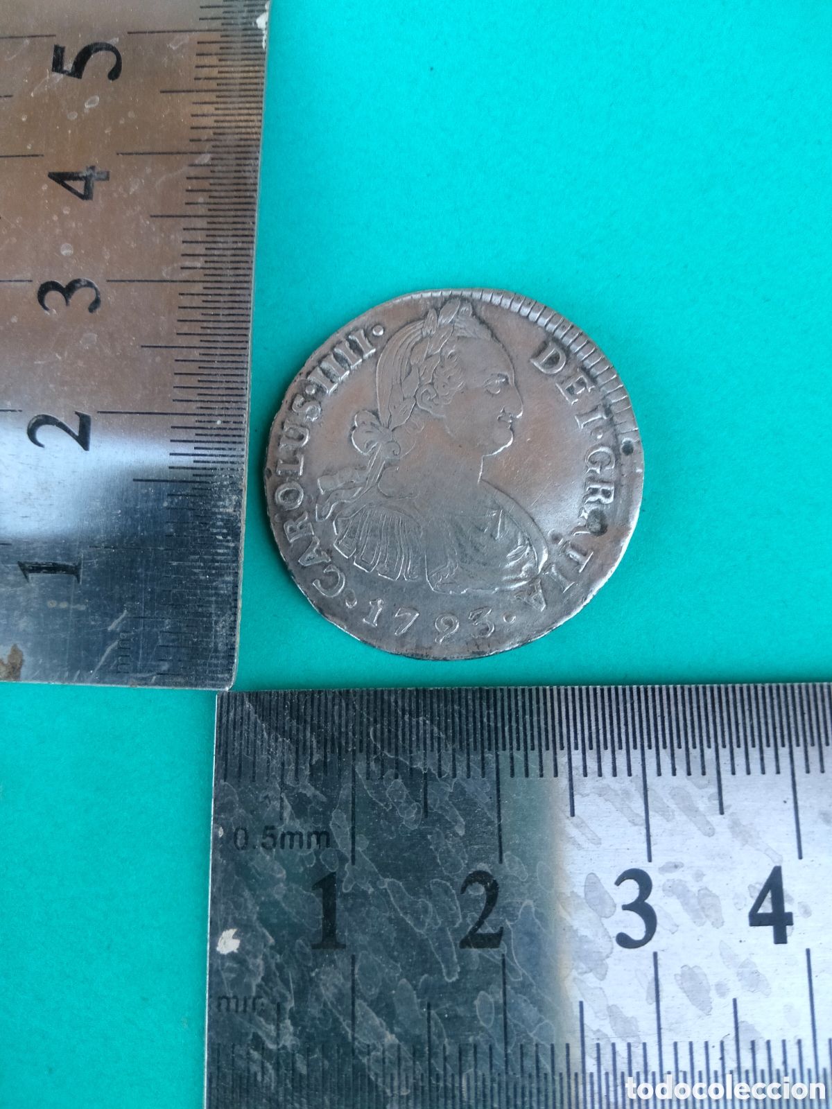 Monedas de Espa&ntilde;a: 4Reales Carlos llll 1793 - Foto 3