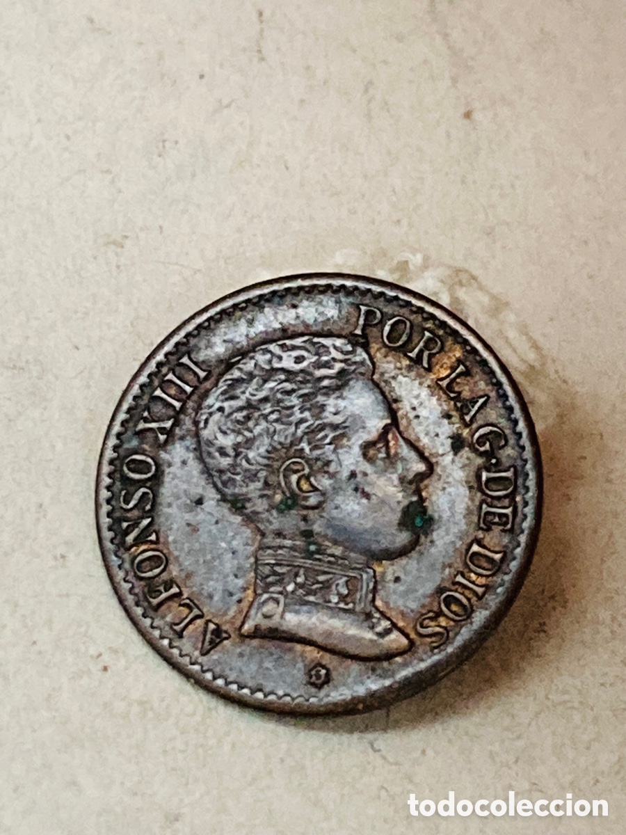 Monedas de Espa&ntilde;a: Moneda de un c&eacute;ntimo 1906 - Foto 1