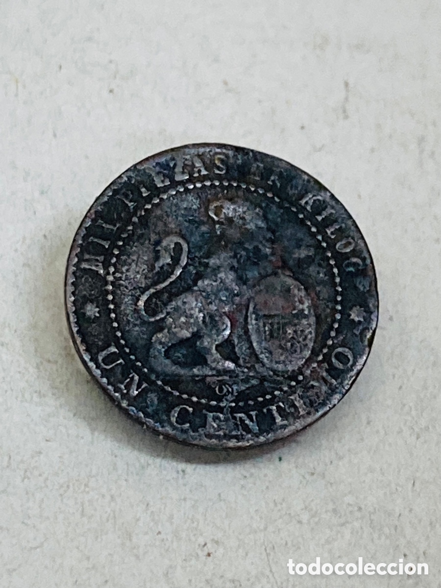 Monedas de Espa&ntilde;a: Moneda un c&eacute;ntimo 1870 - Foto 1