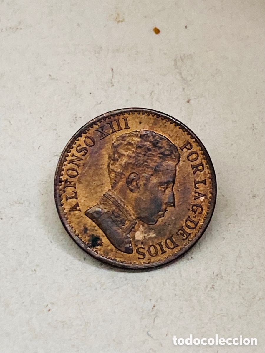 Monedas de Espa&ntilde;a: Moneda un c&eacute;ntimo 1906 - Foto 2