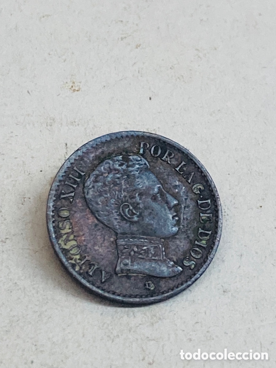 Monedas de Espa&ntilde;a: Moneda de un c&eacute;ntimo 1906 - Foto 2