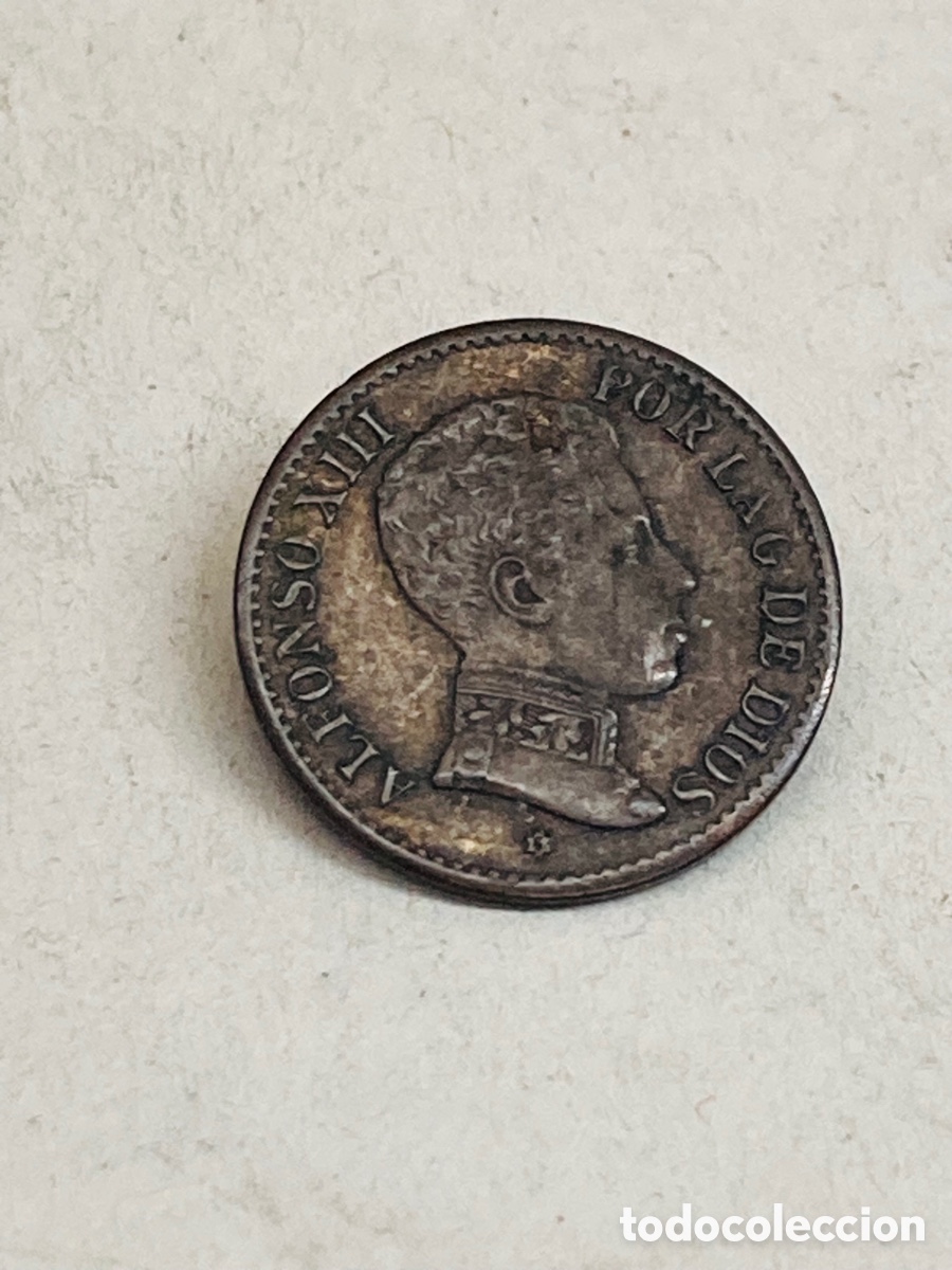 Monedas de Espa&ntilde;a: Moneda un c&eacute;ntimo 1906 - Foto 2