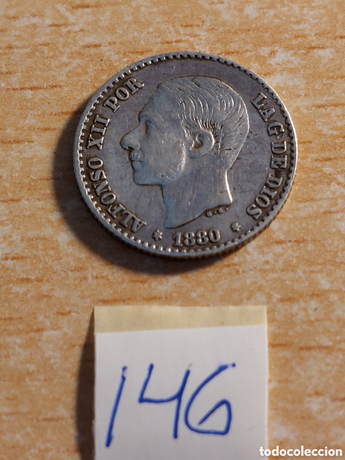 Monedas de Espa&ntilde;a: Alfonso XII. 50 centimos 1880☆80 - Foto 1