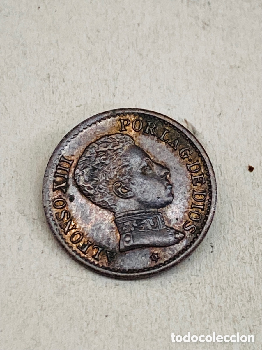 Monedas de Espa&ntilde;a: Moneda un c&eacute;ntimo 1906 - Foto 1