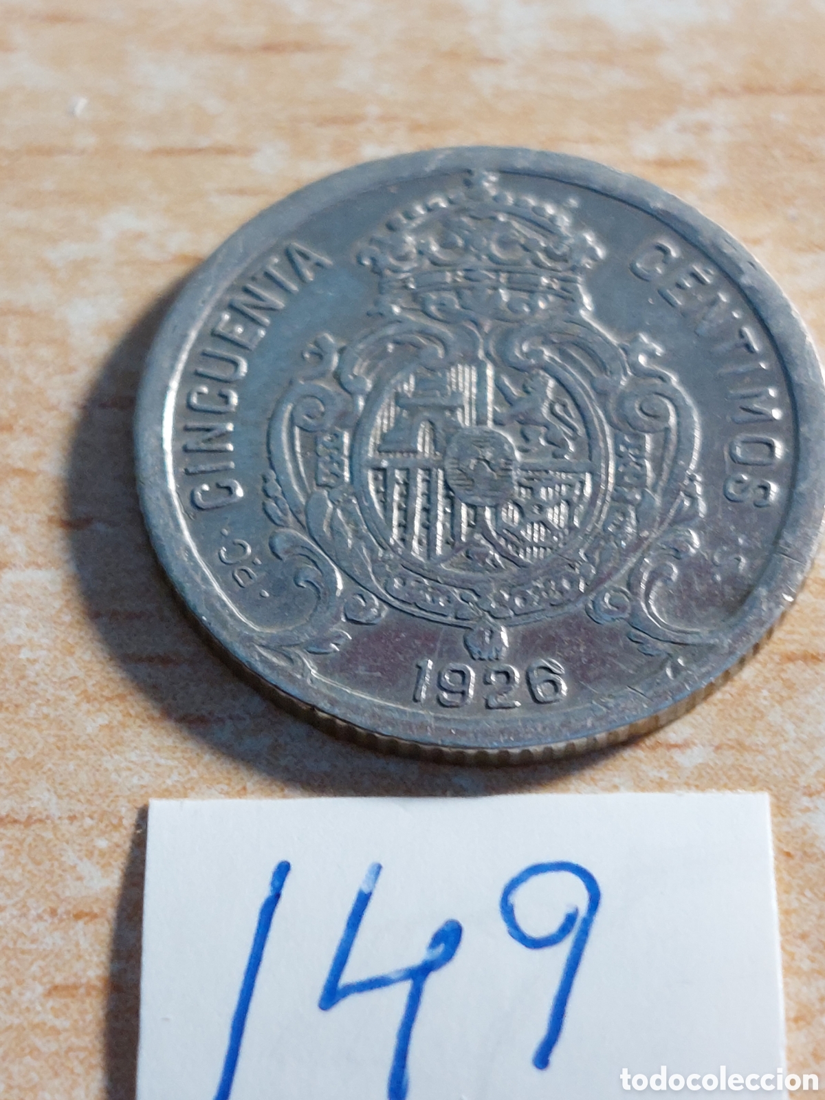 Monedas de Espa&ntilde;a: Alfonso XII. 50 centimos 1926 - Foto 2