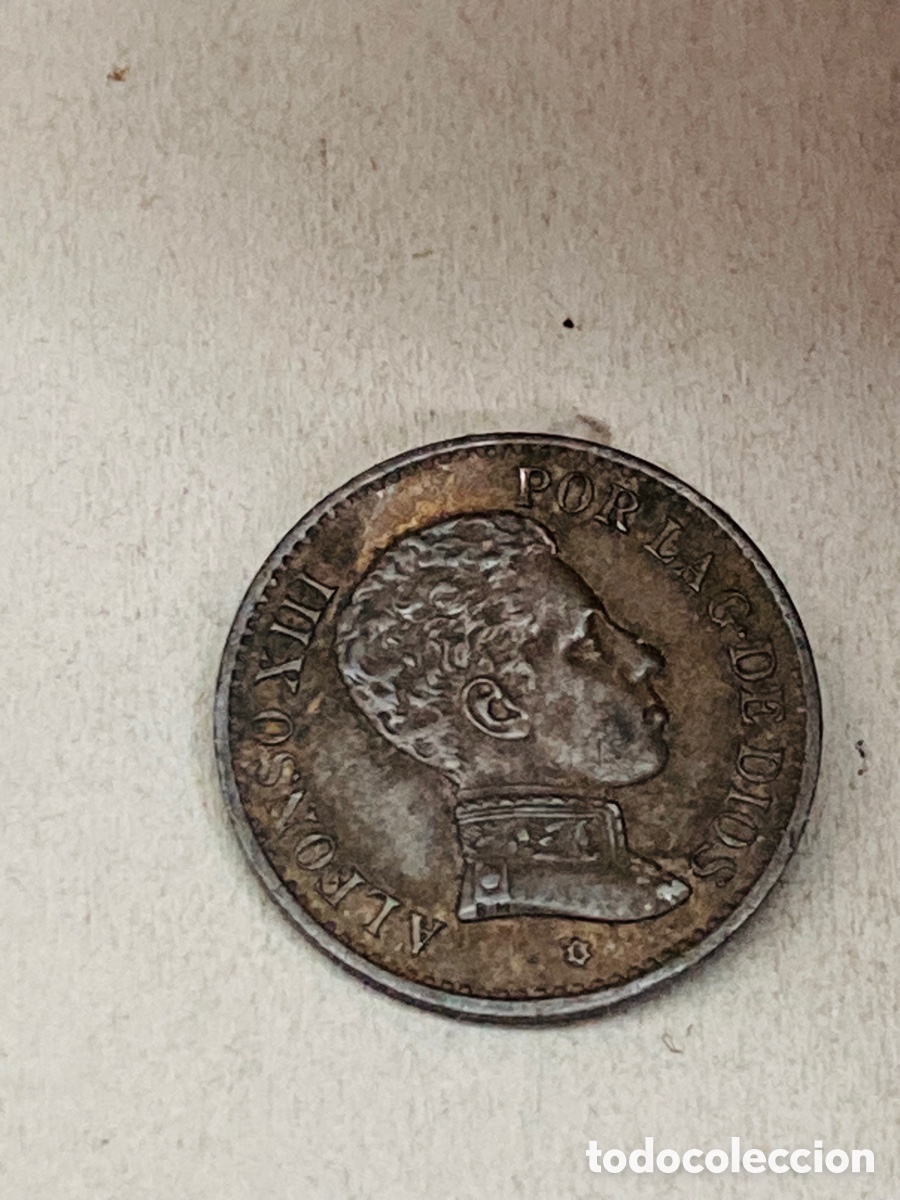 Monedas de Espa&ntilde;a: Moneda de un c&eacute;ntimo 1906 - Foto 2