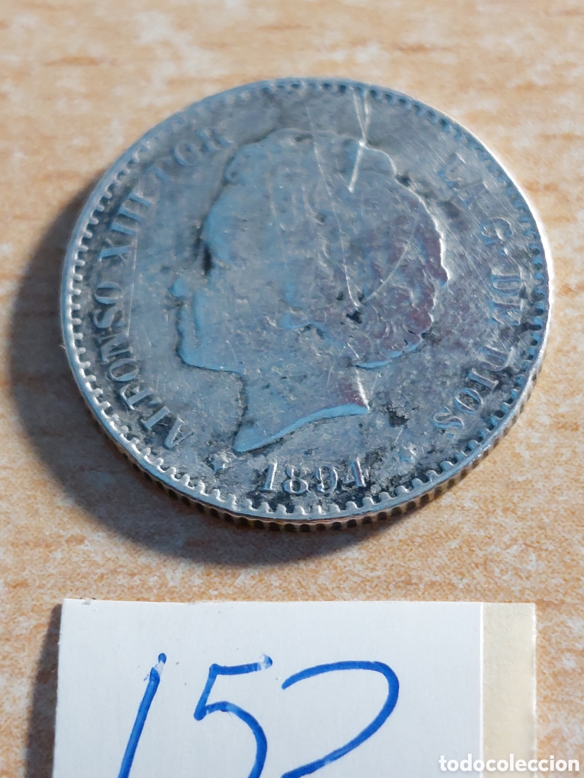 Monedas de Espa&ntilde;a: Alfonso XIII. 50 centimos 1894 - Foto 1