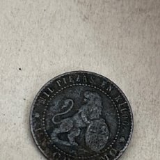 Monedas de España: MONEDA DE UN CÉNTIMO 1870. Lote 401056099